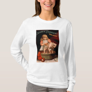 T-shirt Jennie Yeamans chien de lavage de fille de "notre