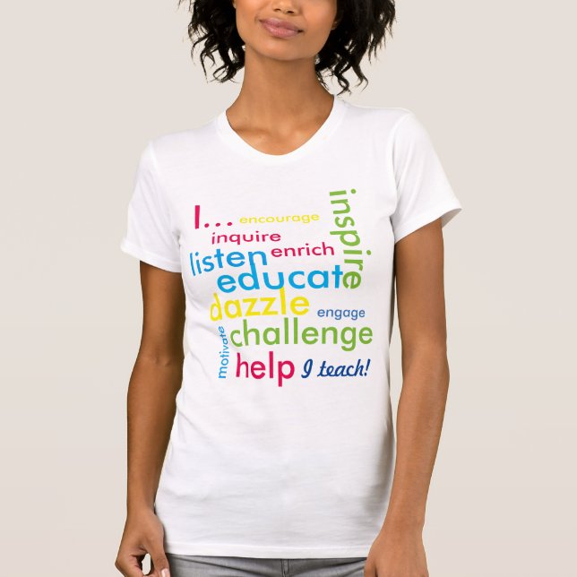 T-shirt J'enseigne ! (Devant)