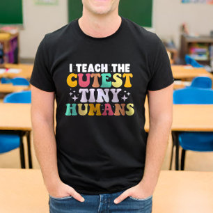 T-shirt J'Enseigne À Des Humains Minuscules Et Croustillan