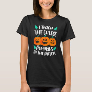 T-shirt J'enseigne aux citrouilles les plus mignonnes du c