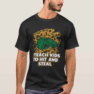 T-shirt J'enseigne aux enfants à frapper et voler l'entraî