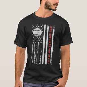 T-shirt J'Enseigne Aux Enfants À Frapper Et Voler L'Entraî