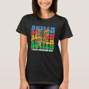 T-shirt J'enseigne aux enfants géniaux SPED Autisme Éducat