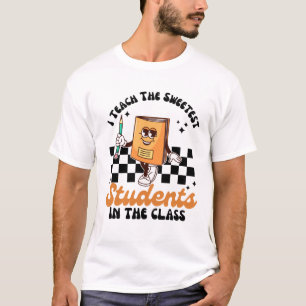 T-shirt J'Enseigne Aux Étudiants Les Plus Doux Professeu