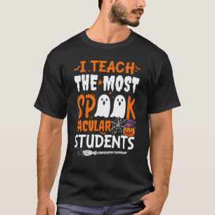 T-shirt J'enseigne aux étudiants les plus Spook Tacular de