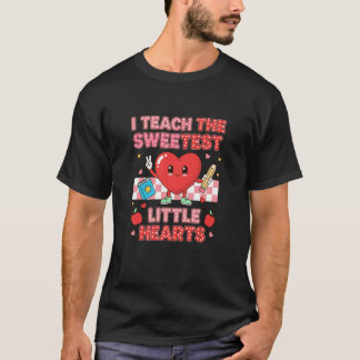 T-shirt J'enseigne aux plus doux petits coeurs Professeur