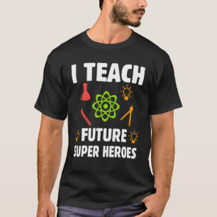 T-shirt J'Enseigne De Futurs Super Héros