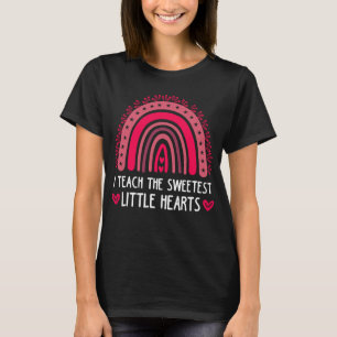 T-shirt J'Enseigne Le Petit Coeur Le Plus Doux Mignonne En