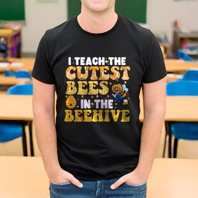 T-shirt J'Enseigne Les Abeilles Les Plus Cuttes Dans L'Ens (Créateur téléchargé)