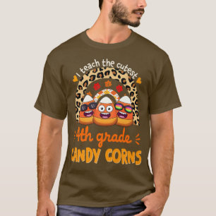 T-shirt J'enseigne les bonbons les plus mignons corns 4e a