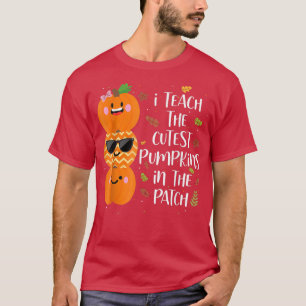 T-shirt J'Enseigne Les Citrouilles Les Plus Couteux Dans L
