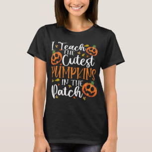T-shirt J'Enseigne Les Citrouilles Les Plus Couteux Dans L