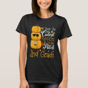 T-shirt J'Enseigne Les Citrouilles Les Plus Cuttes Dans Le