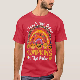 T-shirt J'Enseigne Les Citrouilles Les Plus Cuttes Dans Le
