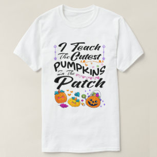 T-shirt J'enseigne les Citrouilles les plus mous à l'Hallo
