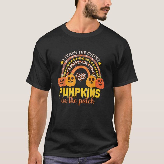 T-shirt J'enseigne les Citrouilles les plus mous dans le P (Devant)