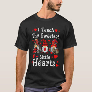 T-shirt J'Enseigne Les Coeurs Les Plus Doux Gnomes Enseign