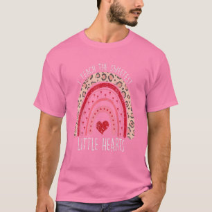 T-shirt J'Enseigne Les Coeurs Les Plus Doux Préscolaire Va