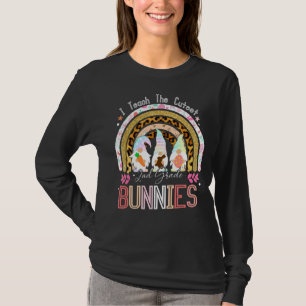 T-shirt J'enseigne les lapins de 2e année Cutest Leopard R