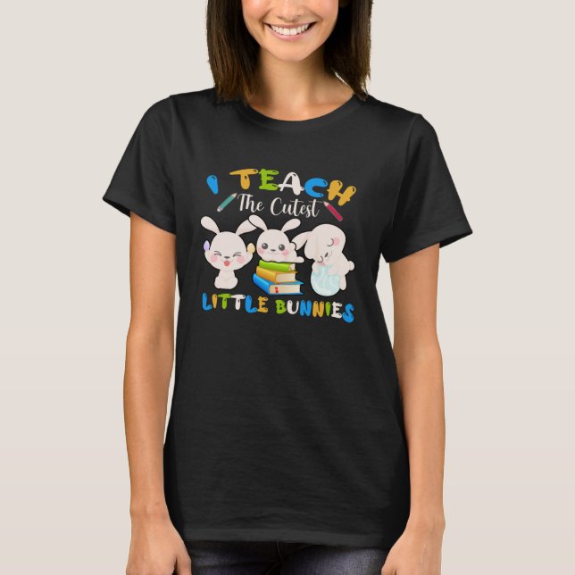 T-shirt J'Enseigne Les Petits lapins Les Plus Couteux Ense (Devant)