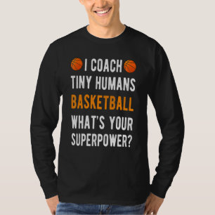 T-shirt J'Entraîne Les Petits Humains Basketball Hooper En