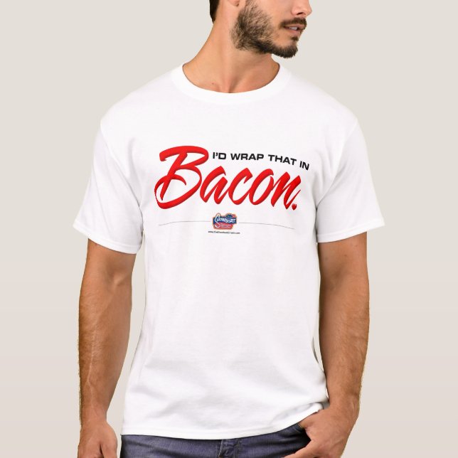 T-shirt J'envelopperais cela en lard (Devant)
