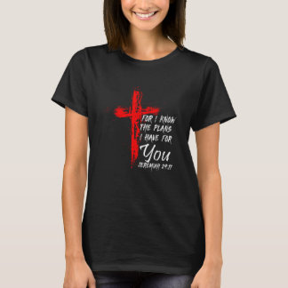 T-shirt Jeremiah 2911 Croix chrétienne Hommes Femme Husb