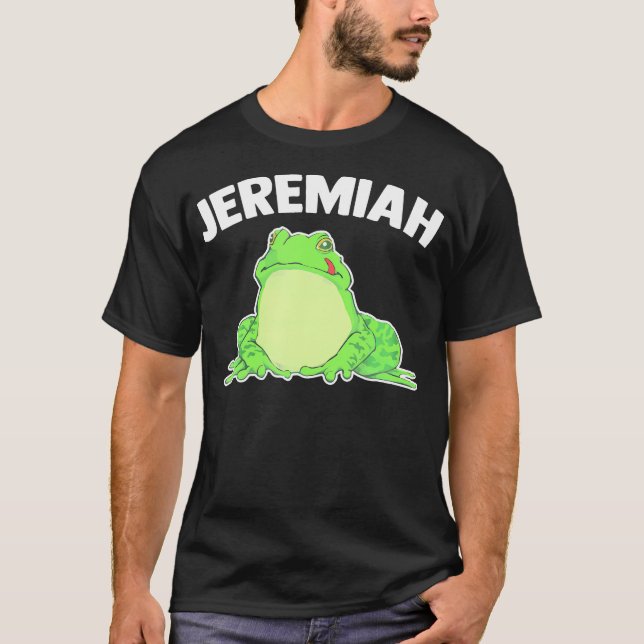 T-shirt Jeremiah Bullfrog - Amoureux de la musique à dire  (Devant)