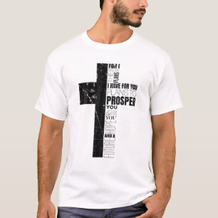 T-shirt Jérémie 29:11 Bible chrétienne Verse Cadeaux Cr