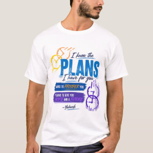 T-shirt Jérémie 29:11 Espoir. Objectif. Promesse.