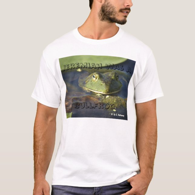 T-shirt Jérémie était une grenouille mugissante (Devant)
