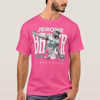 T-shirt Jerome Baker Miami Nom du joueur