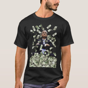 T-shirt Jerome Powell Imprimante Stock marché graphique P