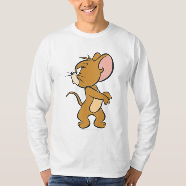 T-shirt Jerry Regarder En Arrière En Colère (Devant)