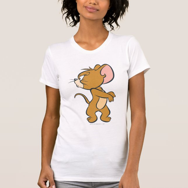 T-shirt Jerry Regarder En Arrière En Colère (Devant)