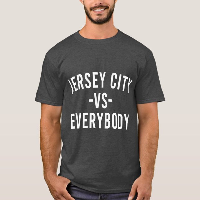 T-shirt Jersey city vs everybody boy (Devant)