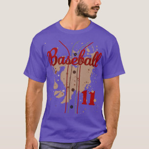 T-shirt Jersey De Baseball Numéro 11 Kids Baseball Uniform