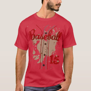 T-shirt Jersey De Baseball Numéro 15 Kids Baseball Uniform