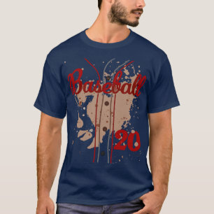 T-shirt Jersey De Baseball Numéro 20 Kids Baseball Uniform