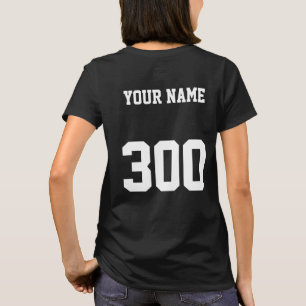 T-shirt Jersey de Bowling personnalisé avec nom et jeu hau