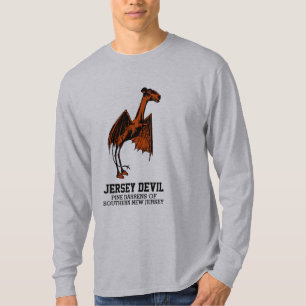 T-shirt Jersey Devil Creature Cryptid Texte personnalisabl