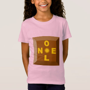 T-shirt jersey fin rose filles SOLEILNOEL CHOCOLAT