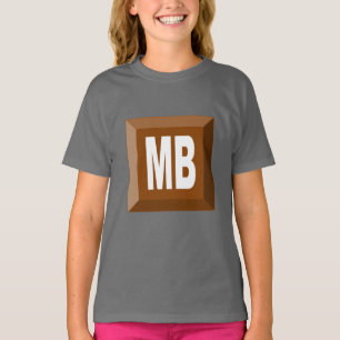 T-Shirt Jersey grau MANITOBA SCHOKOLADE