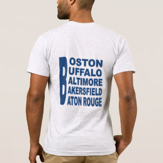 T-shirt jersey gris cendré dos homme TOURISME  USA