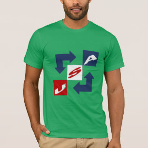 T-Shirt Jersey Grün-Mann DESIGN USA