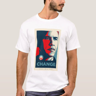 T-shirt jersey noir et rouge d'obama