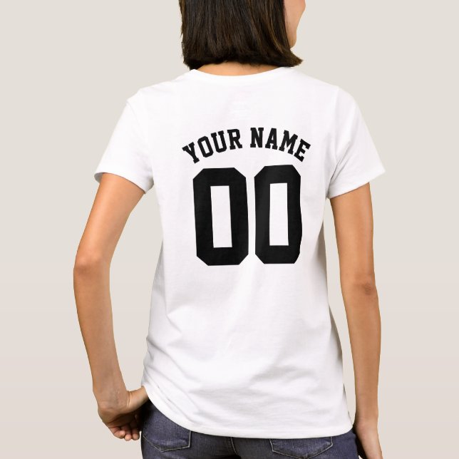 T-shirt Jersey Sports Custom (Dos)