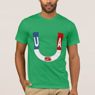 T-shirt jersey vert gazon homme DESIGN USA