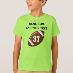 T-shirt Jerseys personnalisés nom, nombre du football de