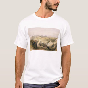 T-shirt Jérusalem du mont des Oliviers, le 8 avril 1839